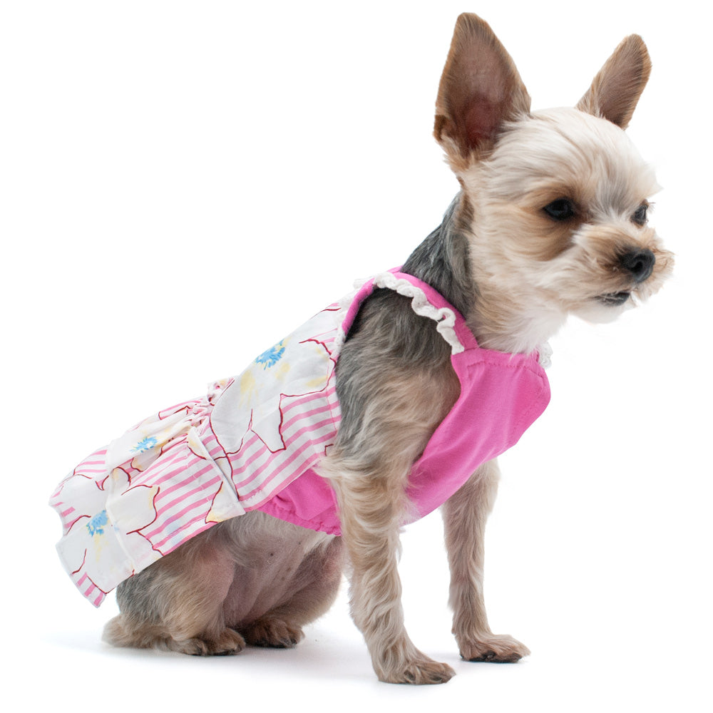 DOGO Summer Flower Dog Dress