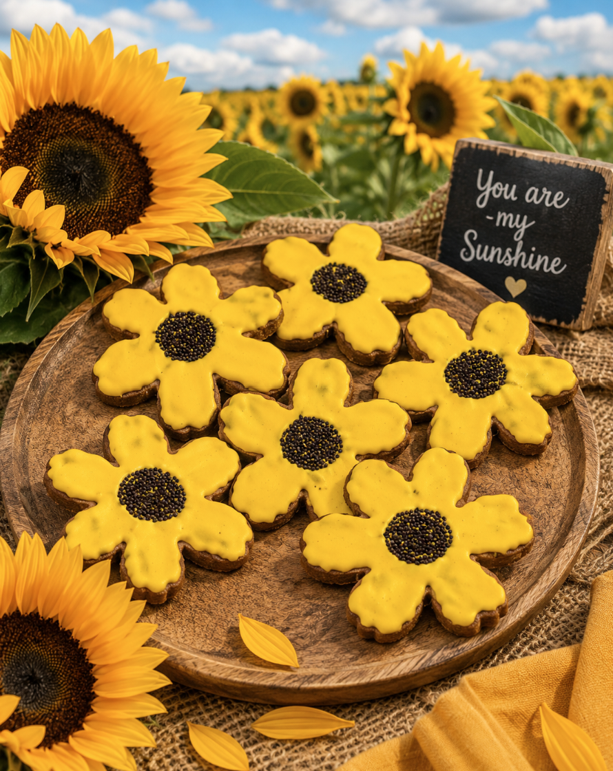 PAWsitively Organic Sunflower Dog Cookies