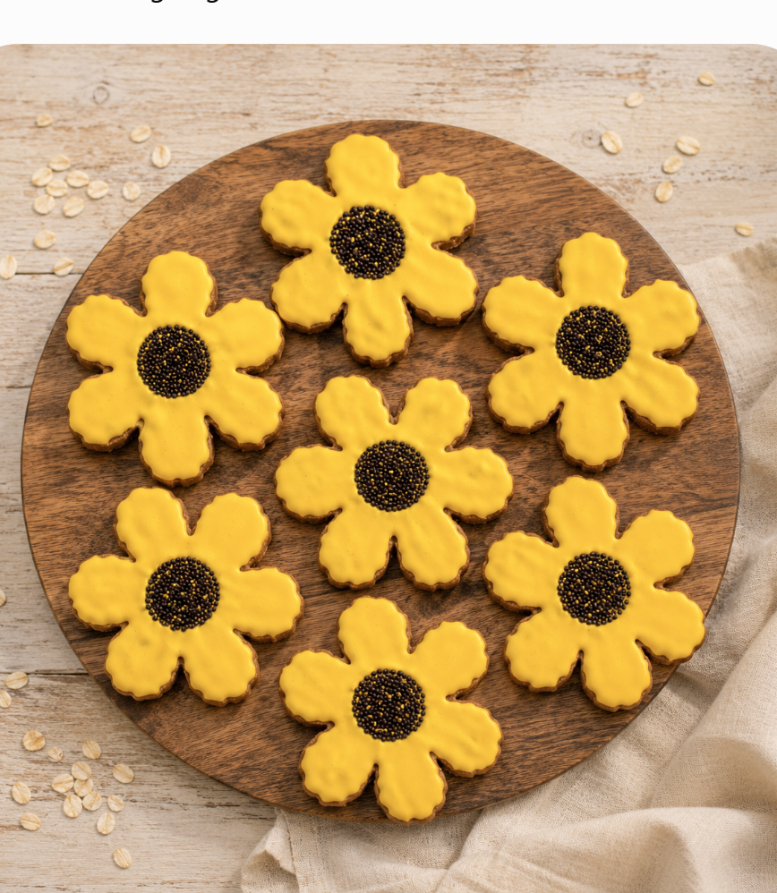 PAWsitively Organic Sunflower Dog Cookies
