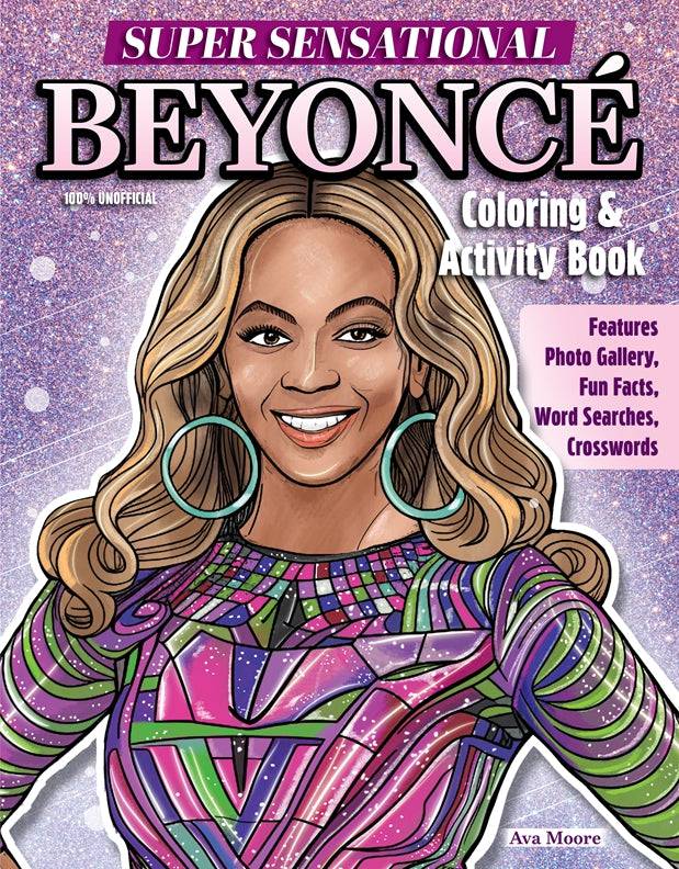 Cover of Super Sensational Beyonce Coloring & Activity Book – Paperback / softback, ISBN 9781497207462