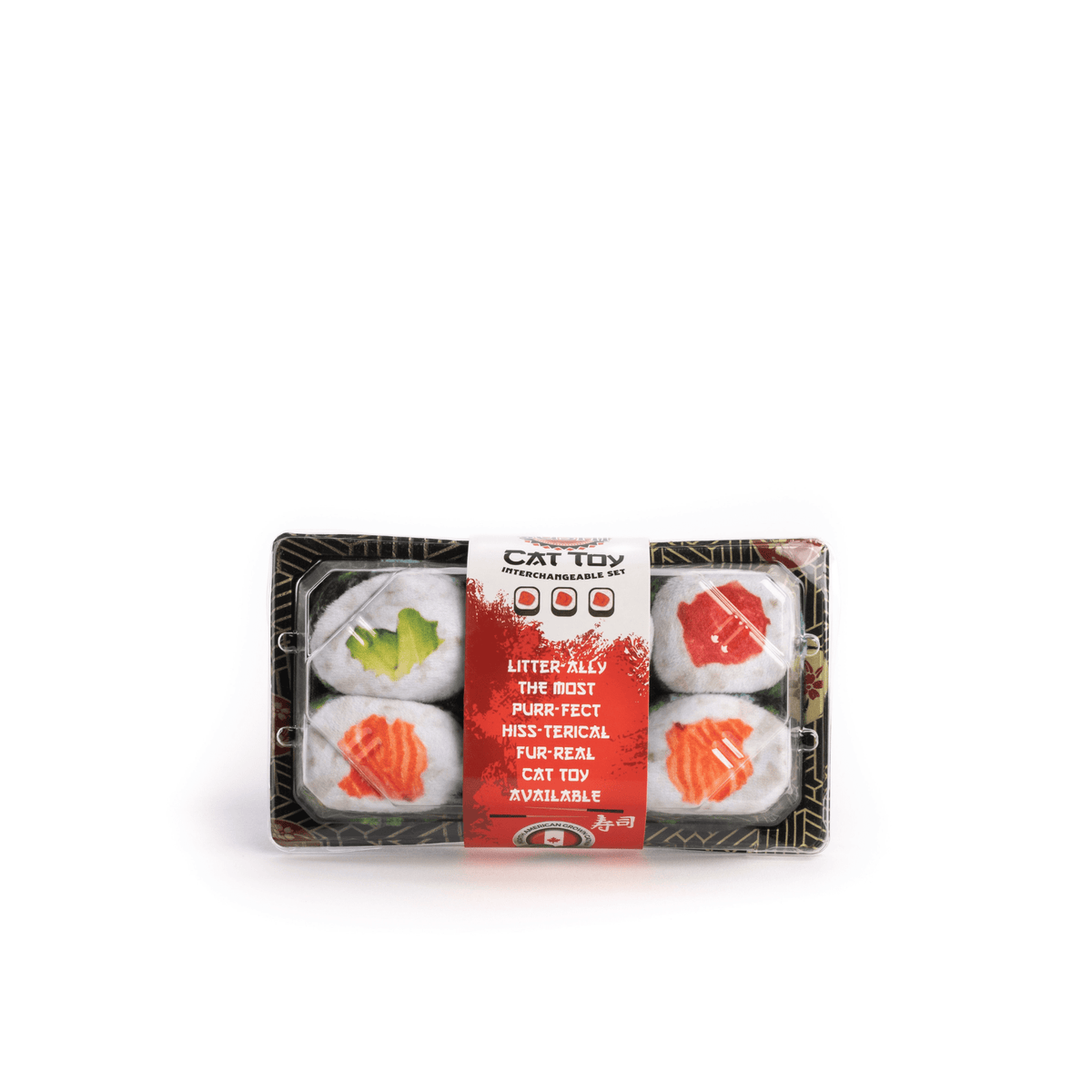 Sushi Roll Cat Toy 