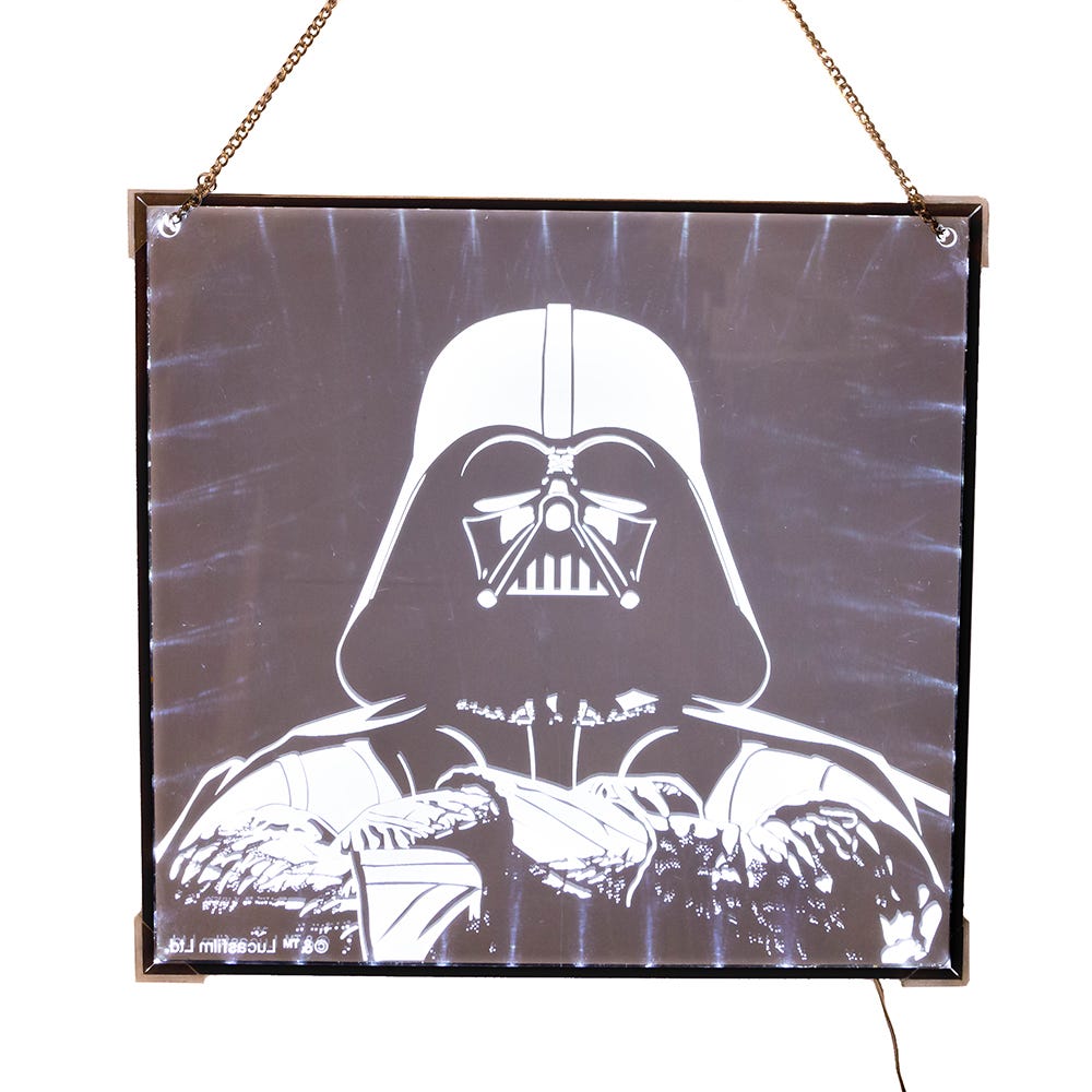 Kurt Adler 15-Inch Darth Vader LED Light-Up Wall Décor