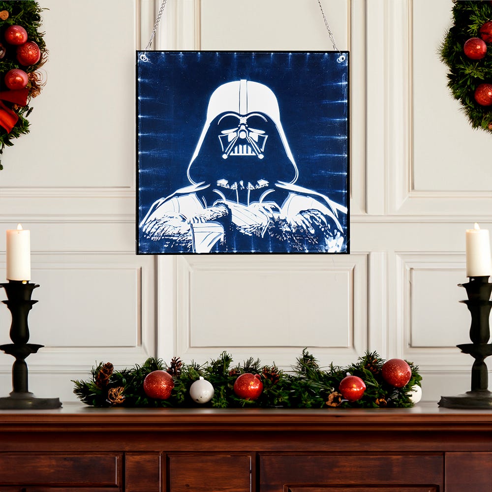 Kurt Adler 15-Inch Darth Vader LED Light-Up Wall decor