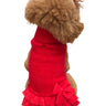 Frilly Tutu Sweater Dress, Red