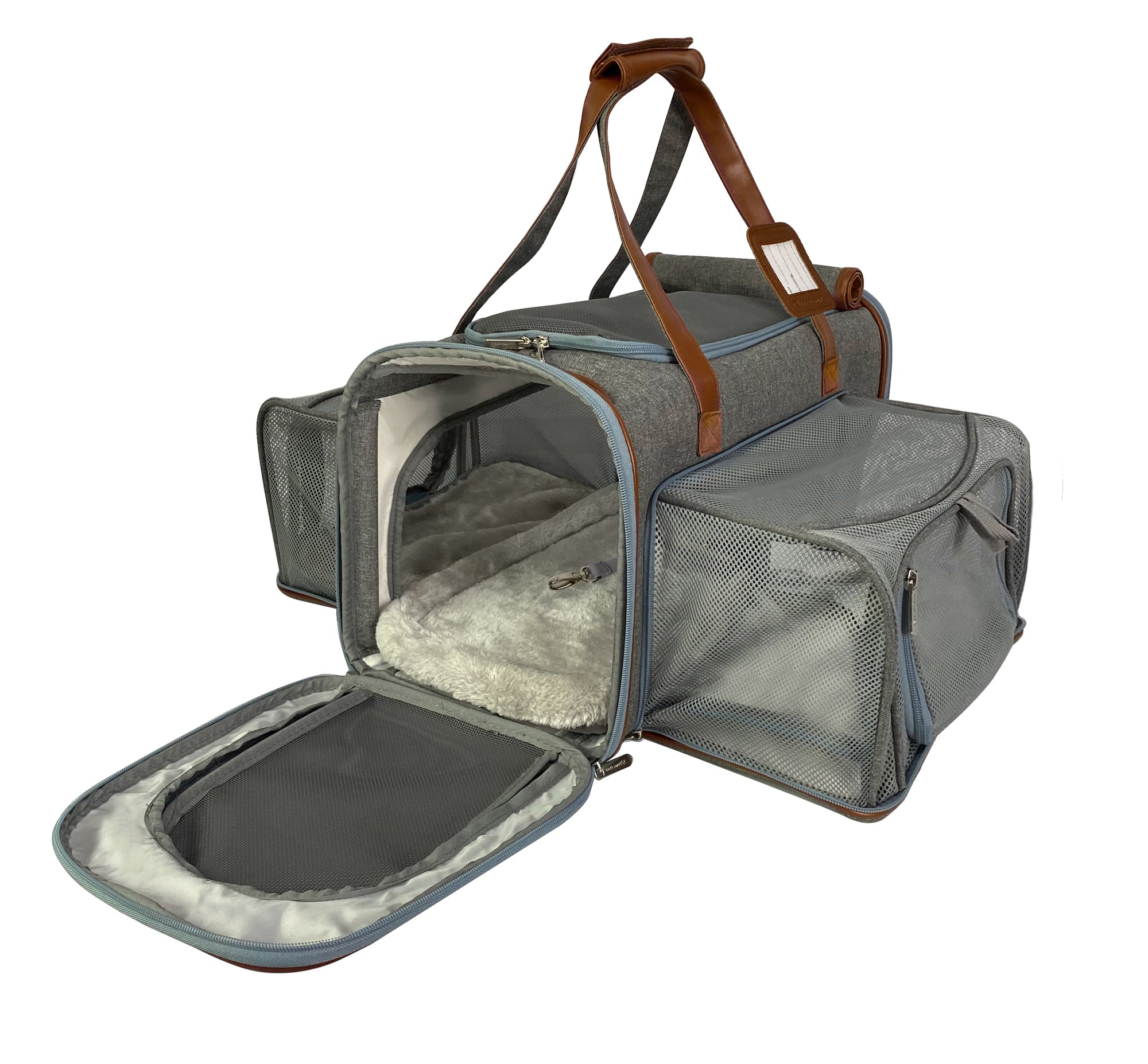 Mr. Peanuts Gold Series Big Apple XL Size Airline Compliant Double Expandable Pet Carrier