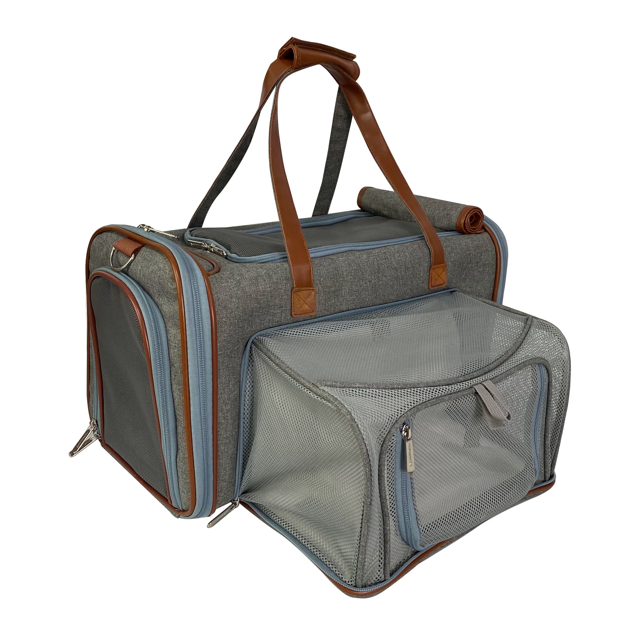 Mr. Peanuts Gold Series Big Apple XL Size Airline Compliant Double Expandable Pet Carrier