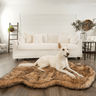 PupRug by Paw.com™ Faux Fur Orthopedic Dog Bed - Curve Sable Tan