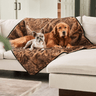 PupProtector™ Short Fur Waterproof Throw Blanket - Sable Tan