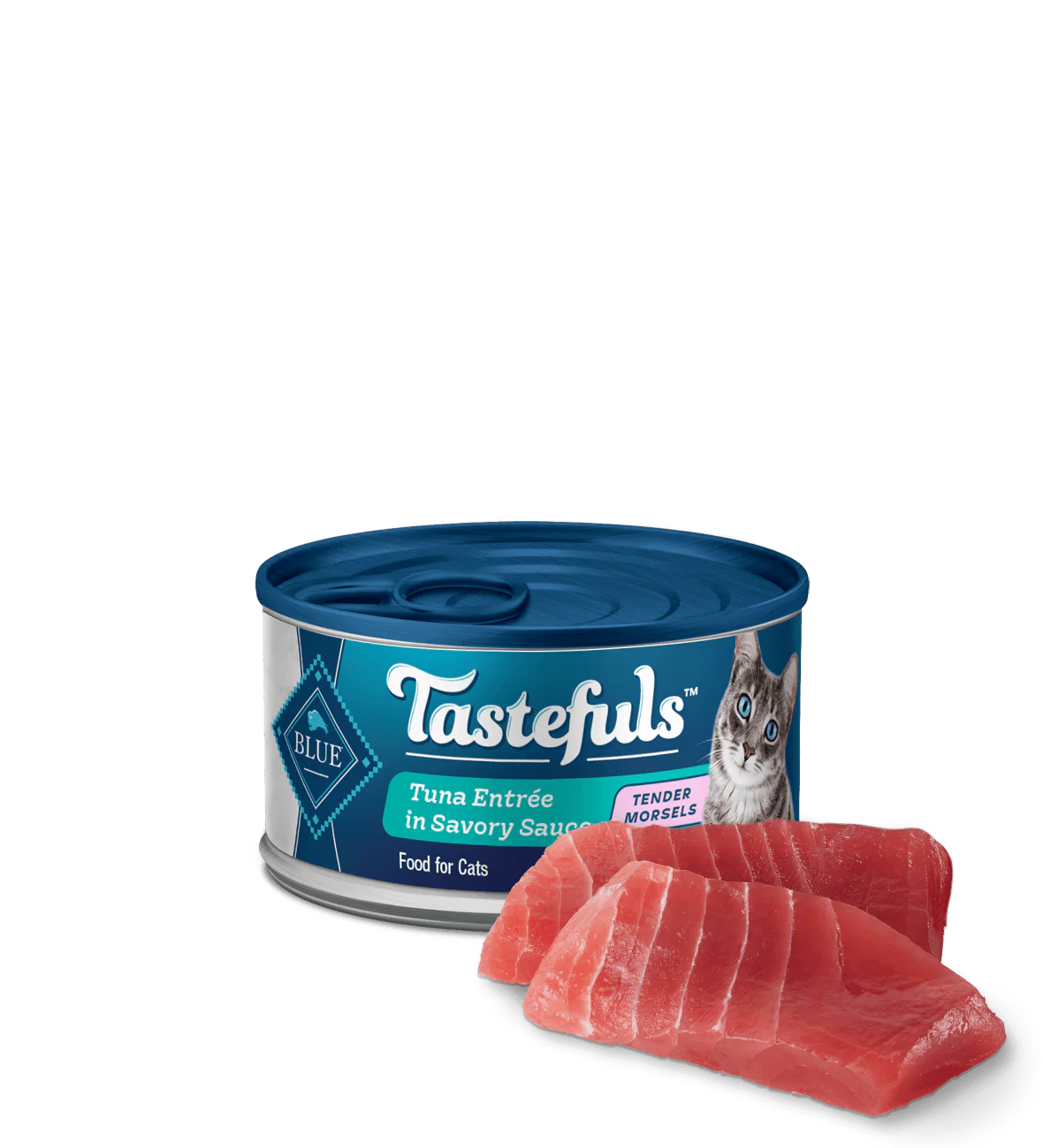 Blue Buffalo Tastefuls Adult Morsels Tuna Entree Wet Cat Can (3oz)