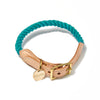 Teal Up-Cycled Rope Cat & Dog Collar