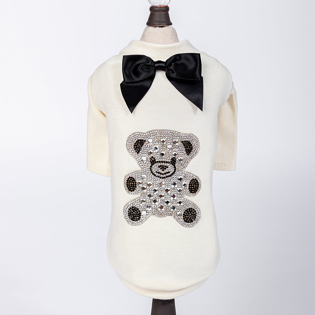 Hello Doggie Teddy Satin Dog Shirt