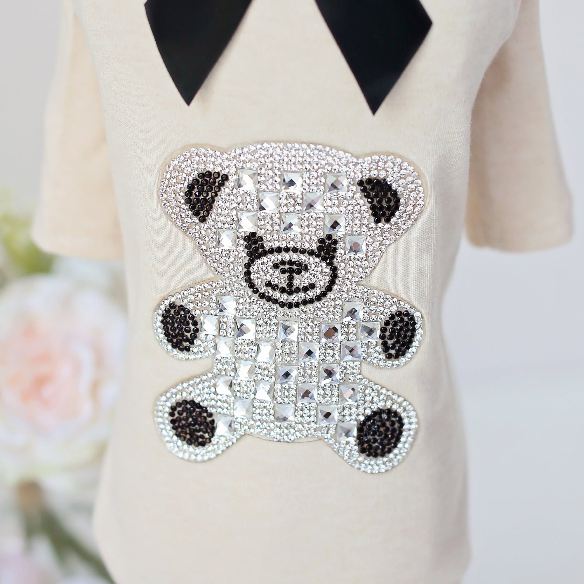 Hello Doggie Teddy Satin Dog Shirt