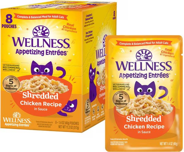 Wellness Appetizing Entrees Shredded Chicken Cat (1.4oz)
