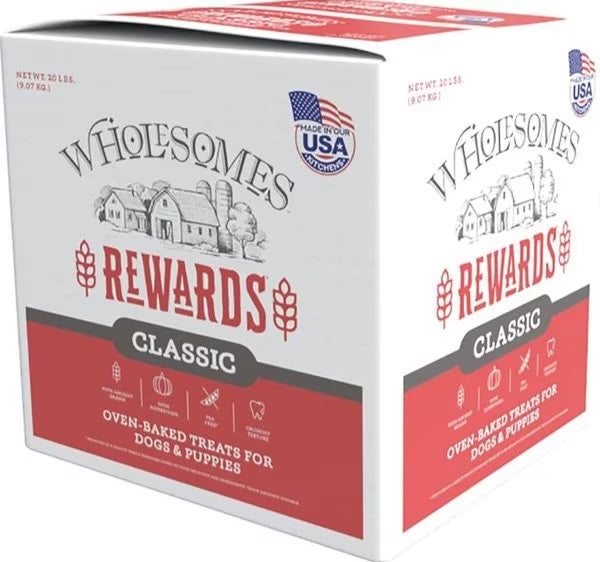 Wholesomes Rewards Classic Variety Biscuits Medium Variety 20lb