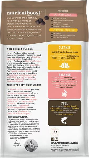 Solid Gold NutrientBoost Hund N Flocken Dog Food