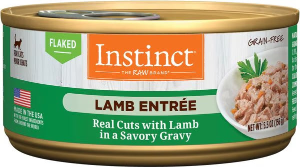 Instinct Flaked Lamb Wet Cat Food (5.5oz)