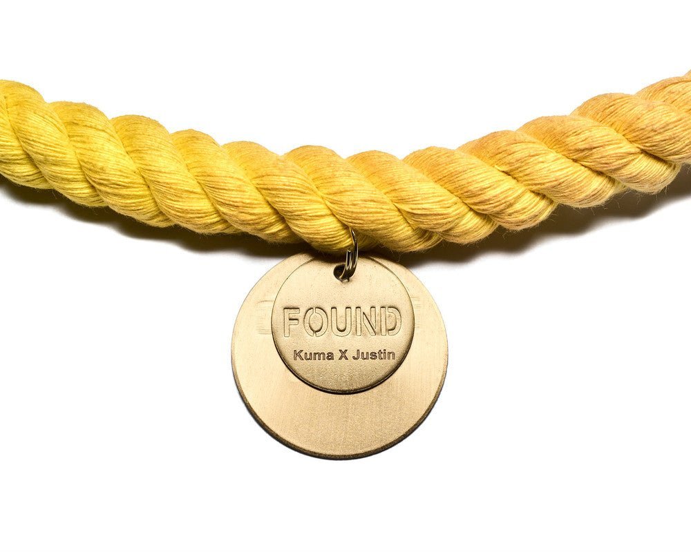 The Kuma Ombre Cotton Rope Dog Leash, Standard| Bolt Snaps