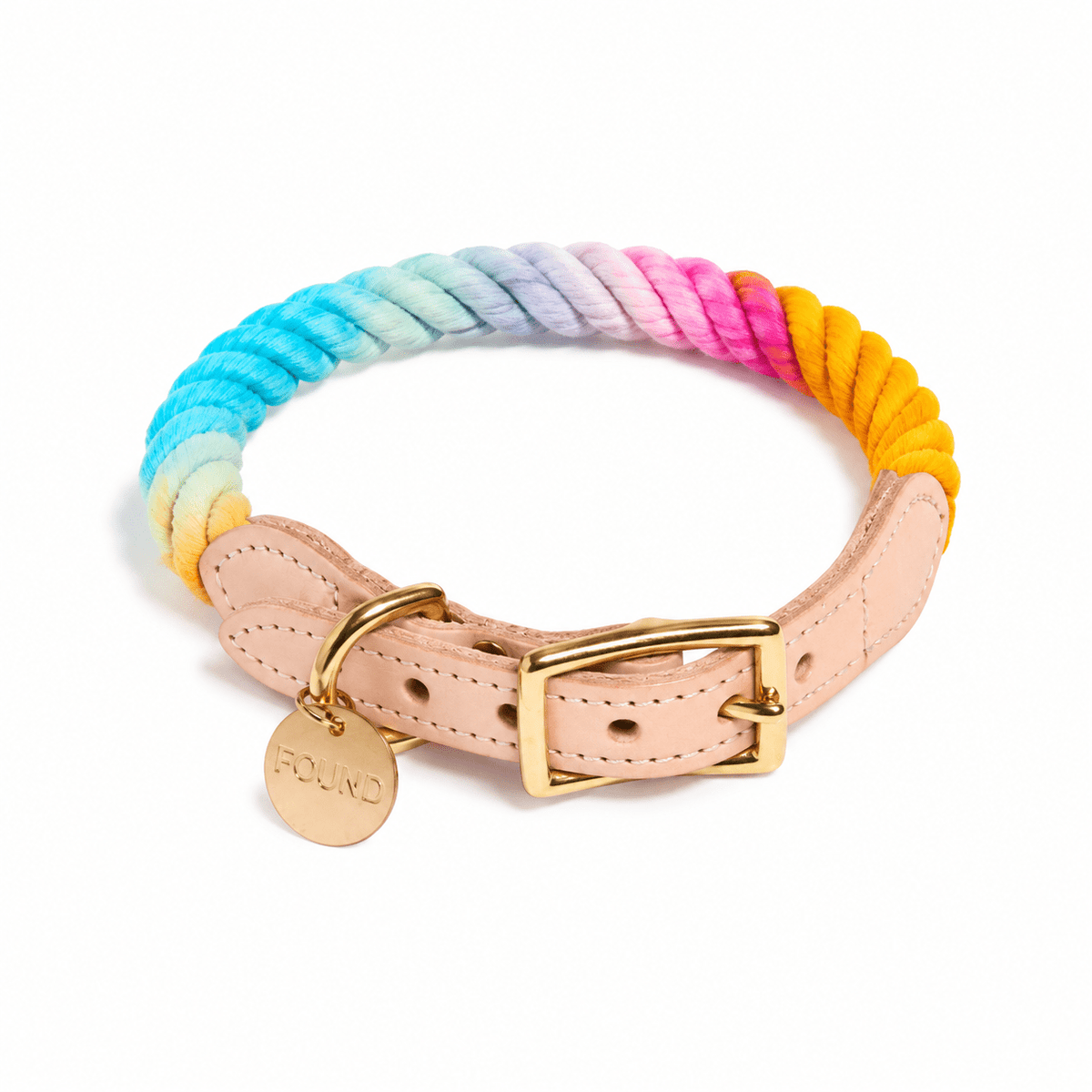 Found My Animal Noelle Cotton Rope Dog and Cat Collar