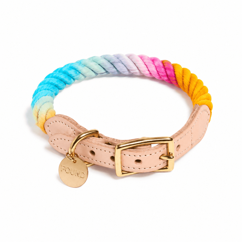Found My Animal Noelle Cotton Rope Dog and Cat Collar