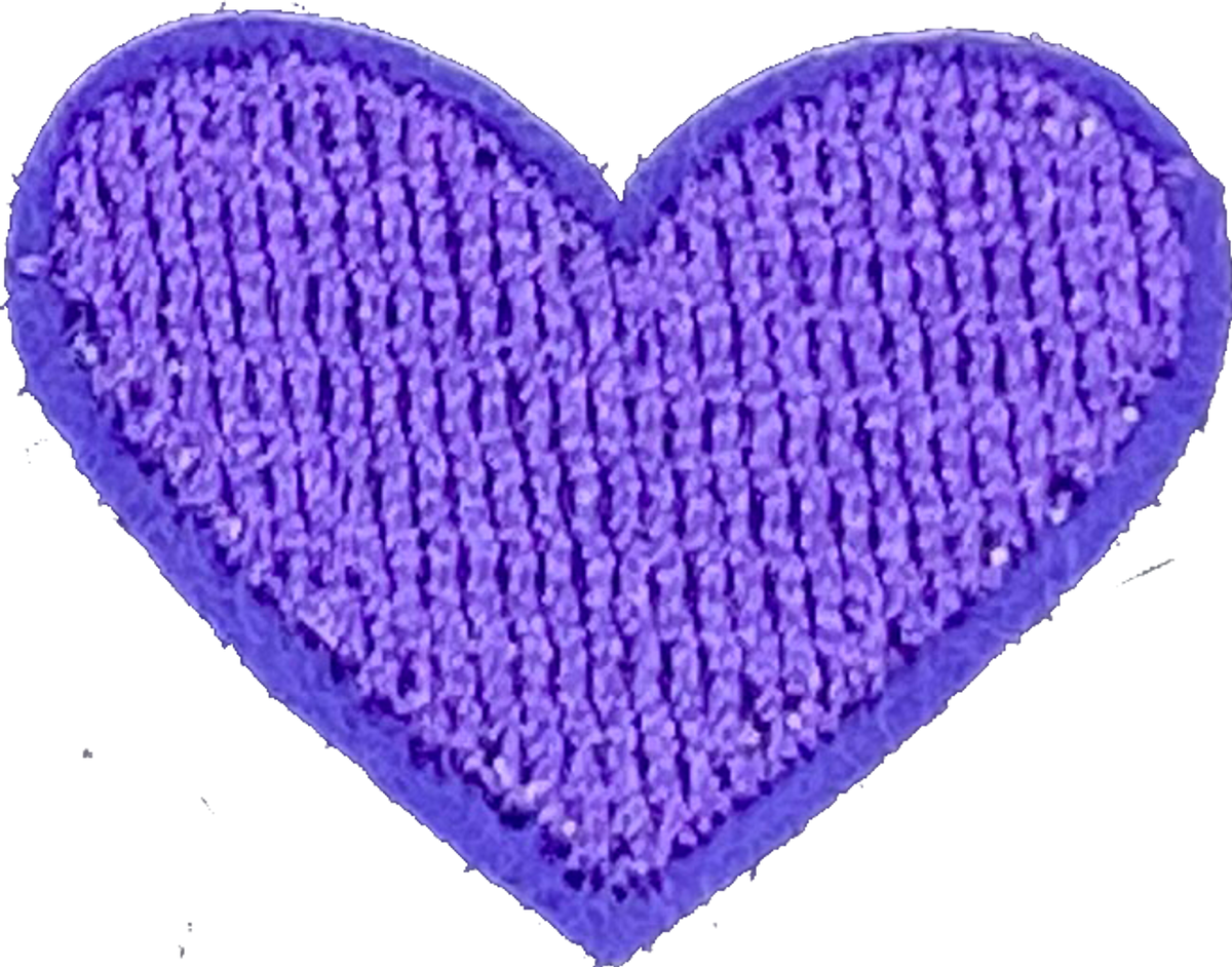 Tiny Purple Heart - Patch