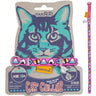 Touchcat Bell-Chime Designer Rubberized Cat Collar w/ Stainless Steel Hooks
