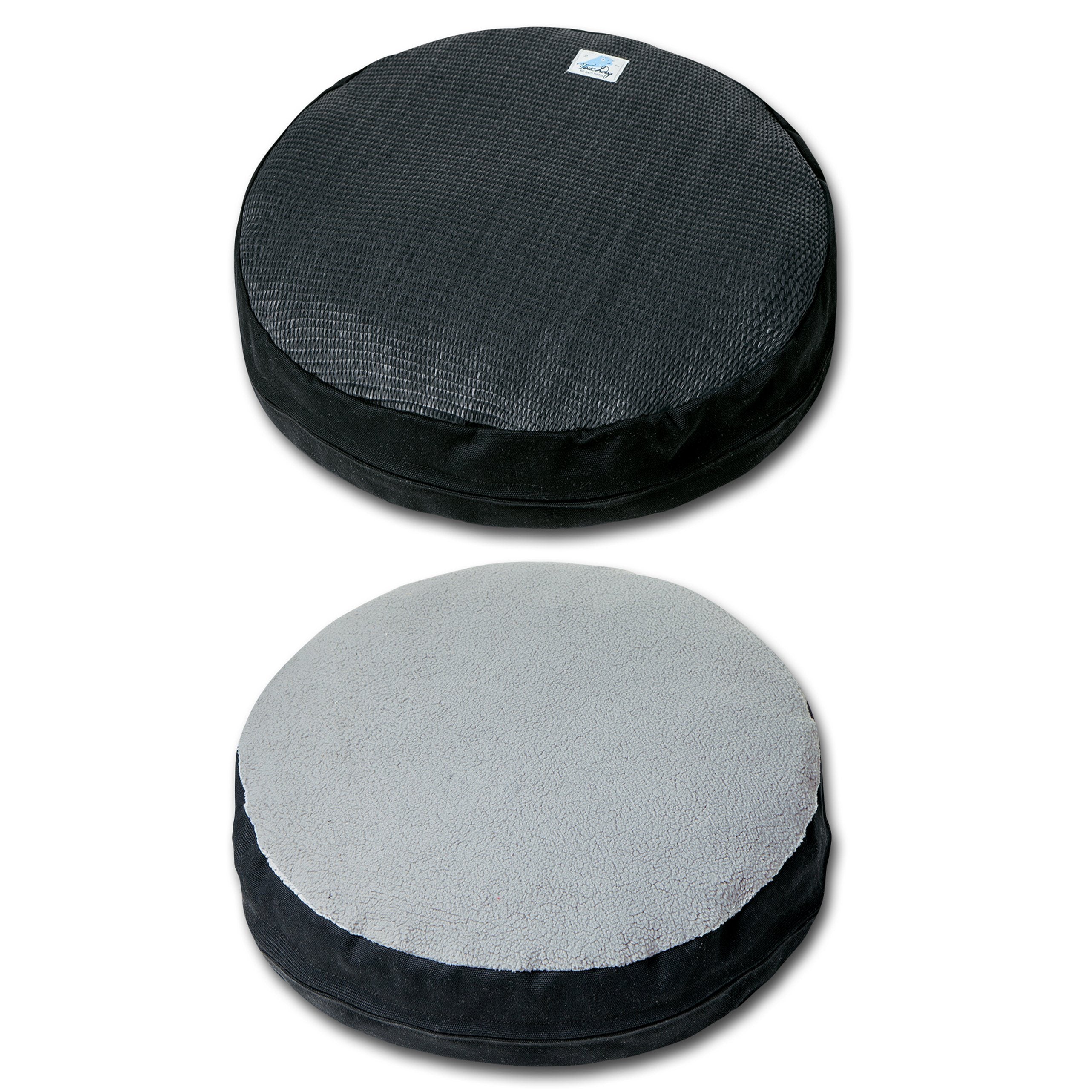 Touchcat Claw-ver Nest Rounded Scratching Cat Bed w/ Teaser Toy