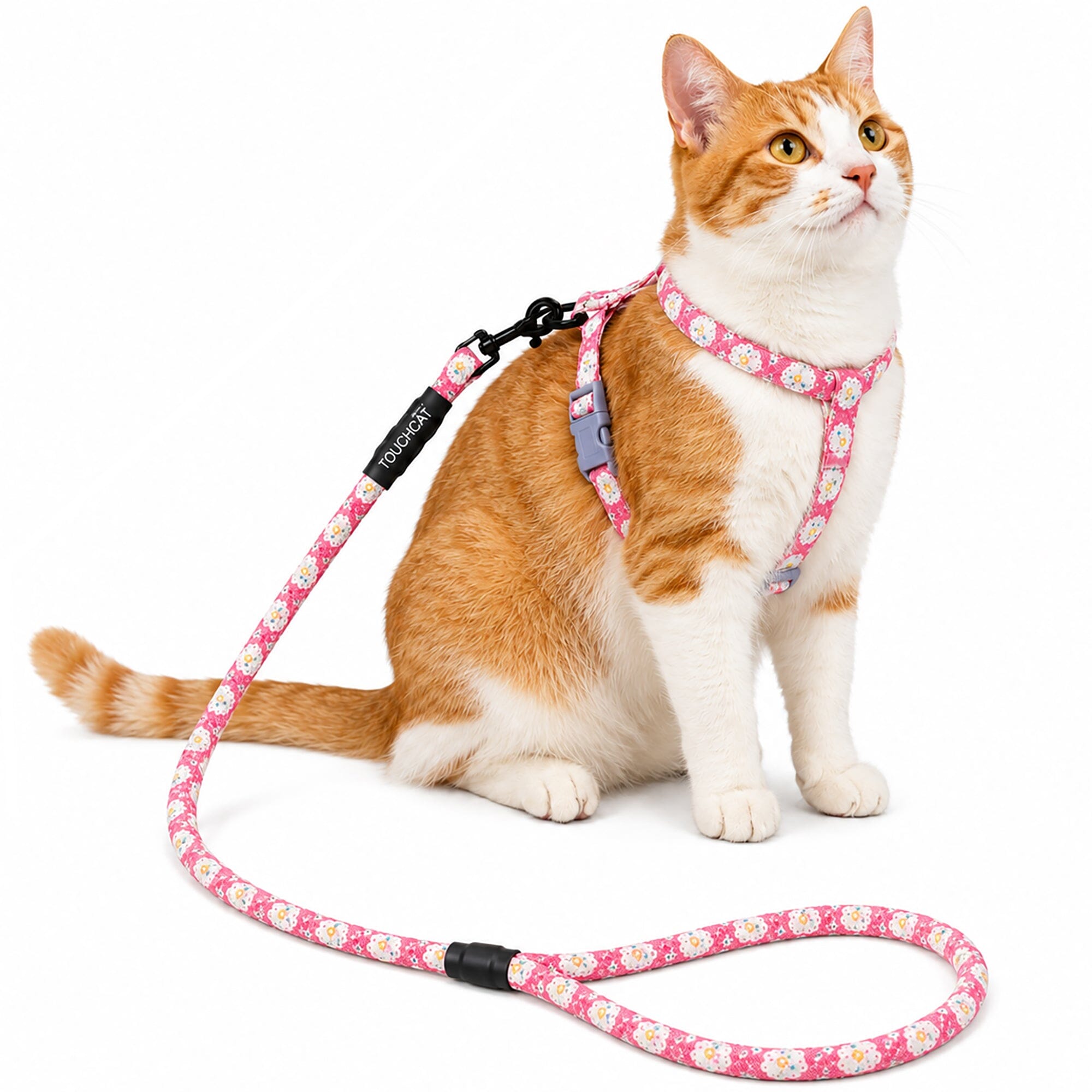 Touchcat Radi-Claw Durable Cable Cat Harness and Leash Combo | HT Animal Supply
