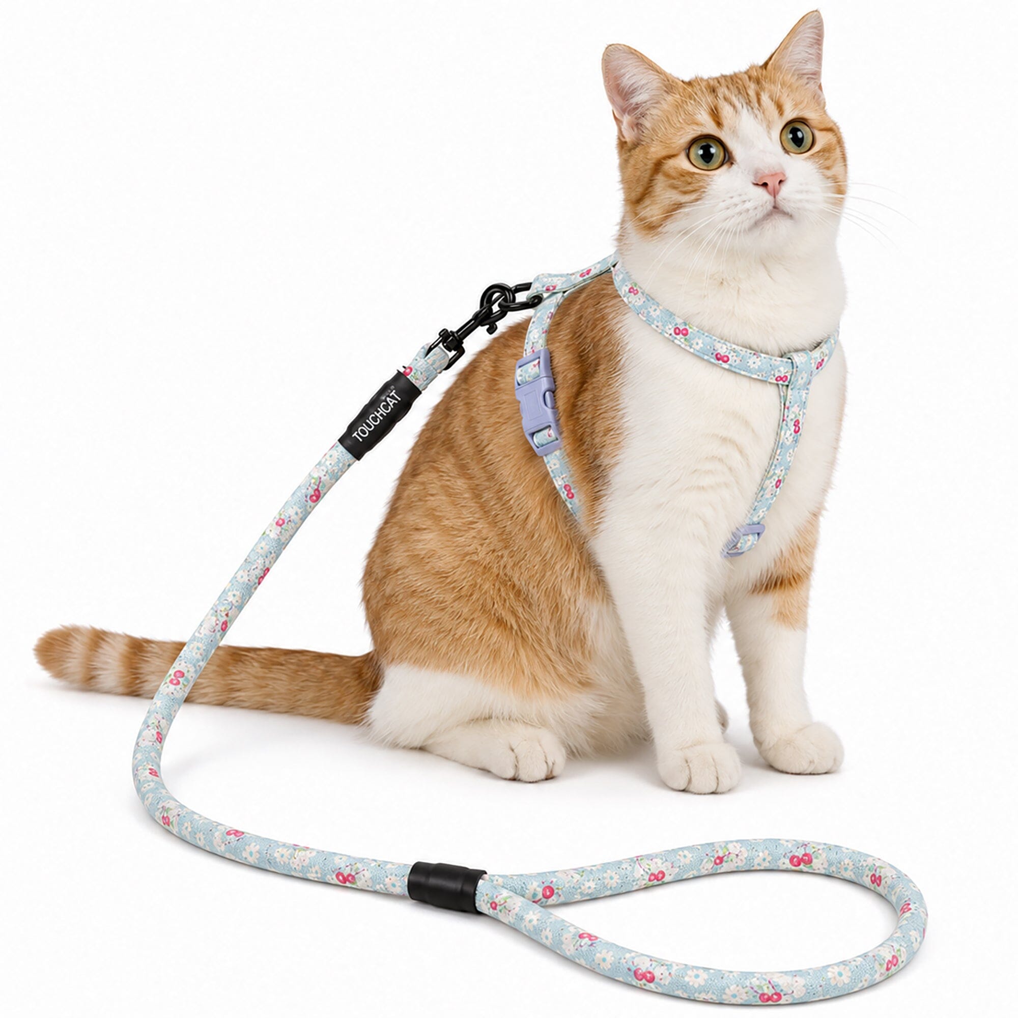 Touchcat Radi-Claw Durable Cable Cat Harness and Leash Combo | HT Animal Supply
