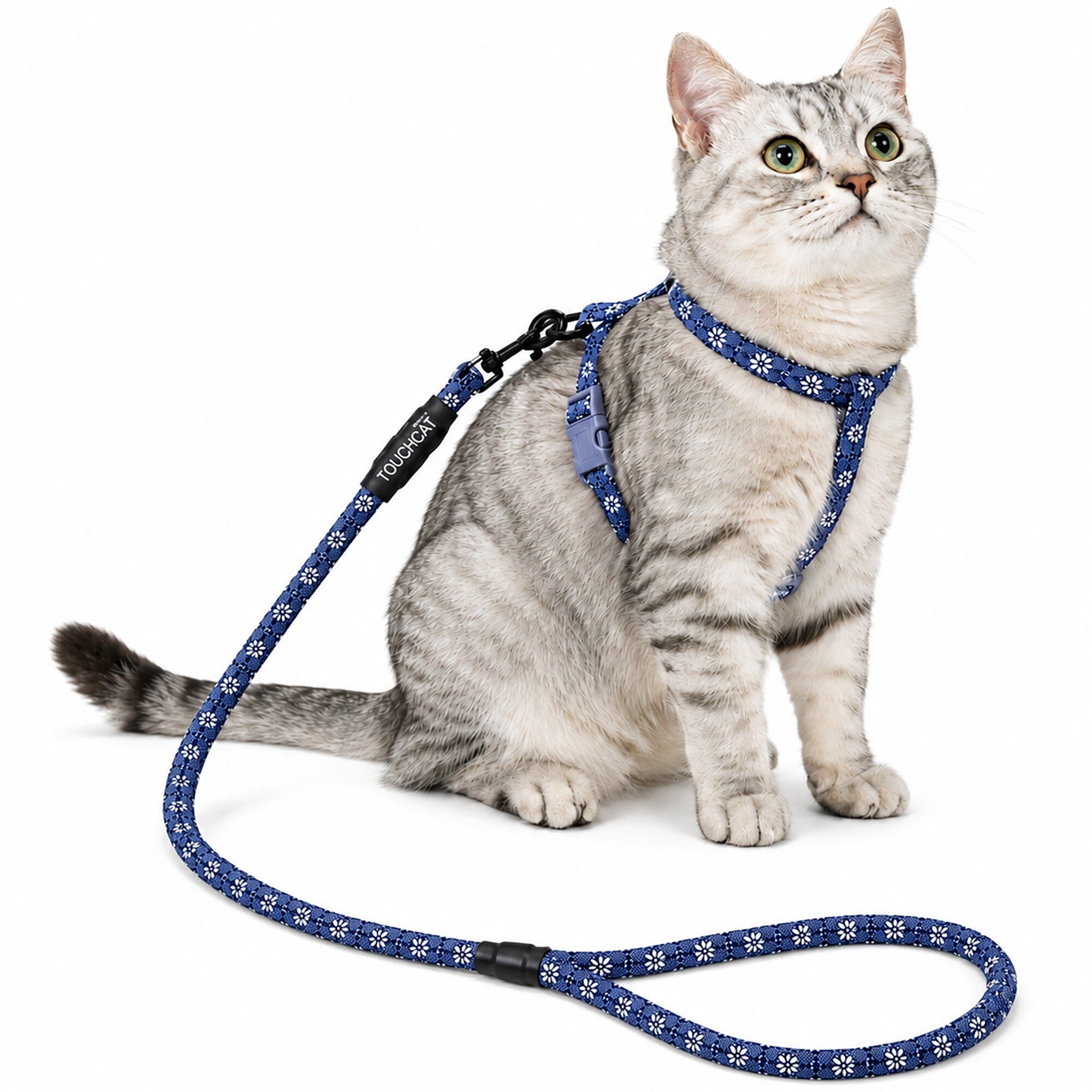 Touchcat Radi-Claw Durable Cable Cat Harness and Leash Combo | HT Animal Supply