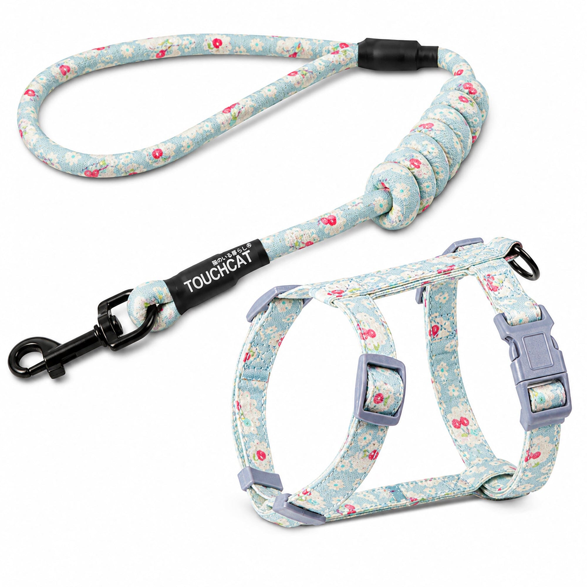 Touchcat Radi-Claw Durable Cable Cat Harness and Leash Combo | HT Animal Supply