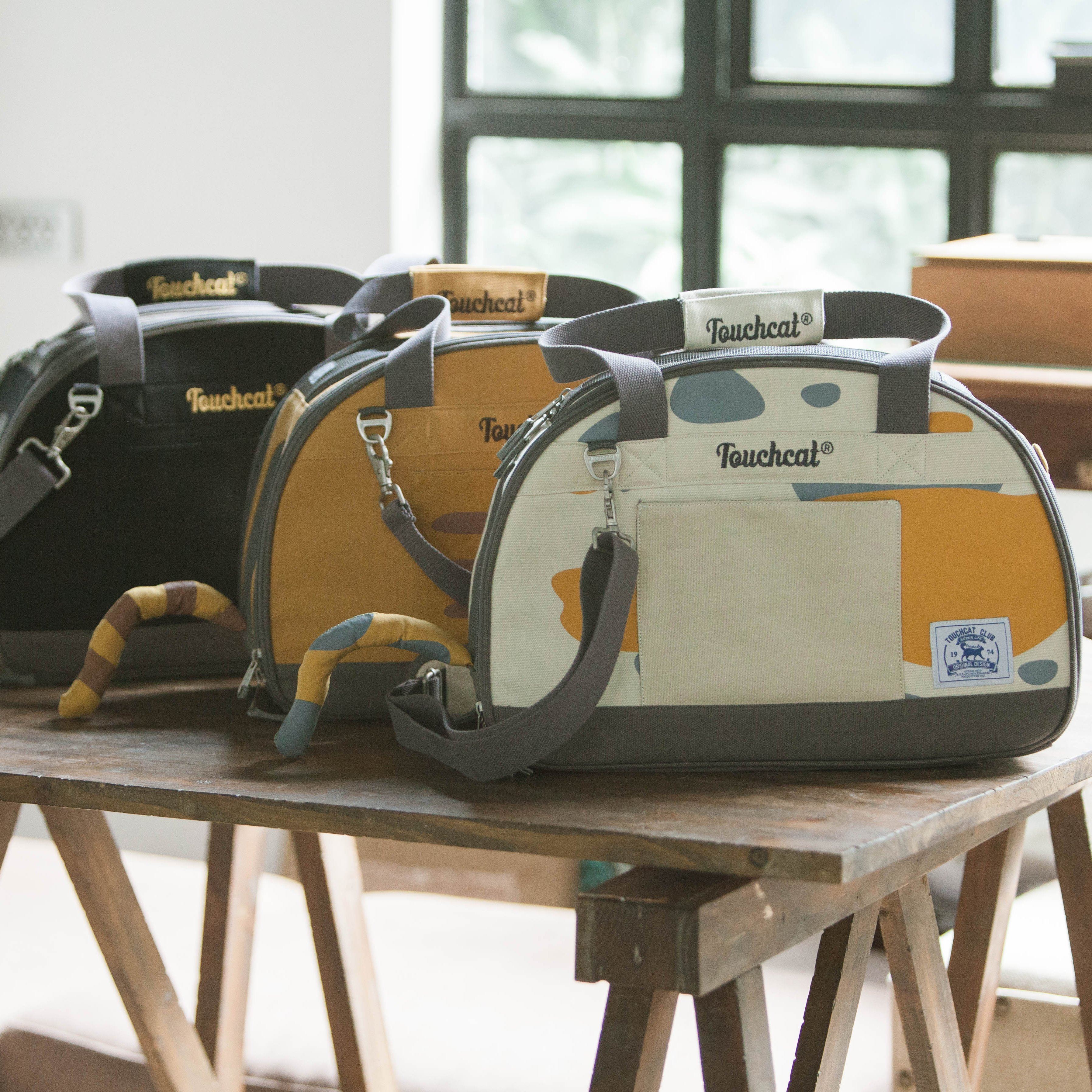 Touchcat Tote-Tails Designer Airline Approved Collapsible Cat Carrier