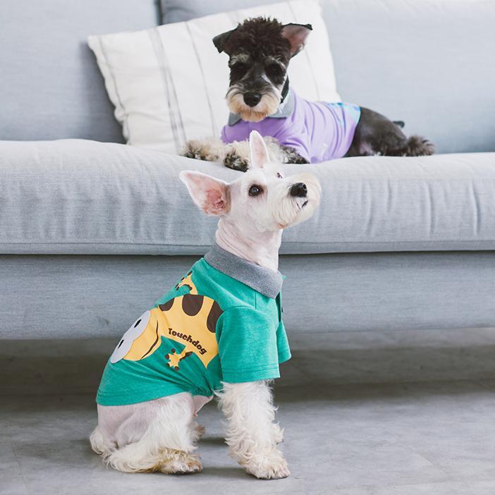Touchdog Arubark Caribbean Style Dog Polo T-Shirt