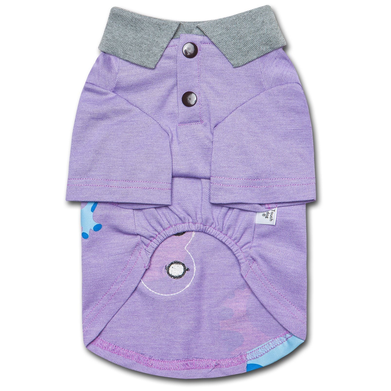 Touchdog Arubark Caribbean Style Dog Polo T-Shirt