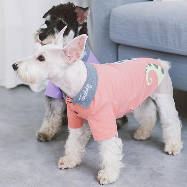 Touchdog Arubark Caribbean Style Dog Polo T-Shirt