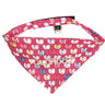 Touchdog Elephant Patterned Hook-and-Loop Fashion Dog Bandana