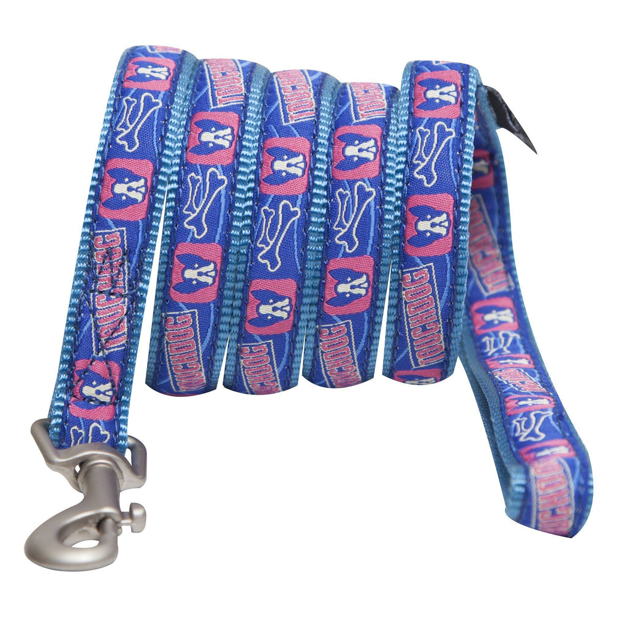 Touchdog Bone Patterned Tough Stitched Dog Harness and Leash