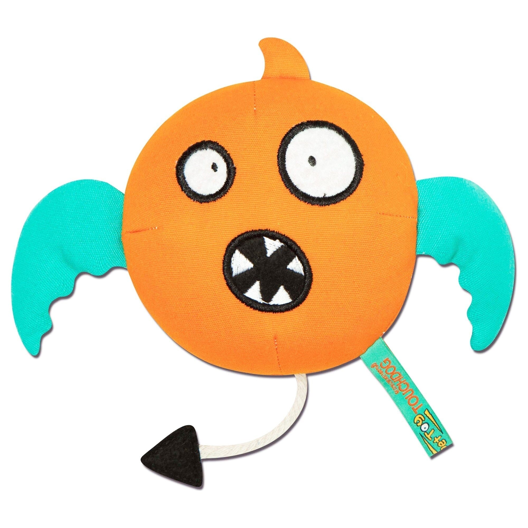 Touchdog Cartoon Flying Critter Monster Plush Dog Toy | HT Animal Supply