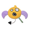 Touchdog Cartoon Monster Plush Dog Toy - Yellow