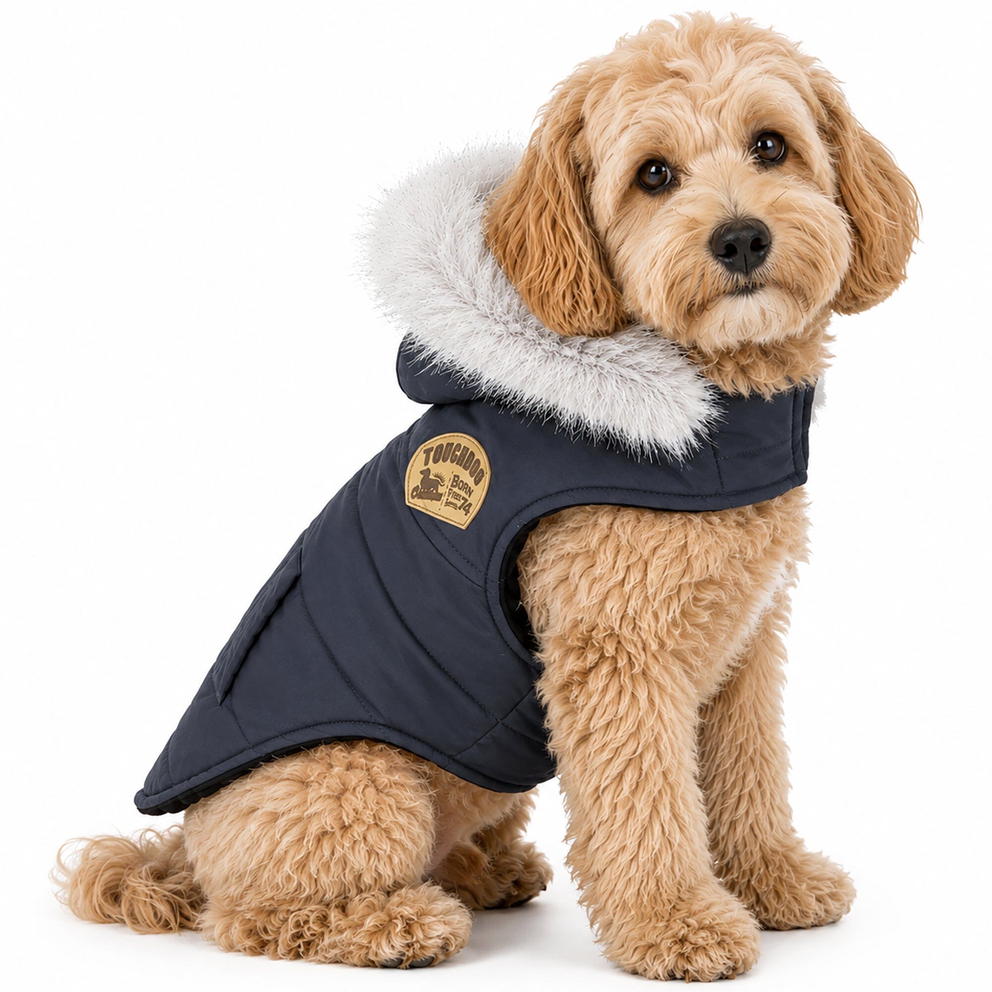 Touchdog Eskimo-Swag Duck-Down Insulated Winter Dog Coat Parka | HT Animal Supply