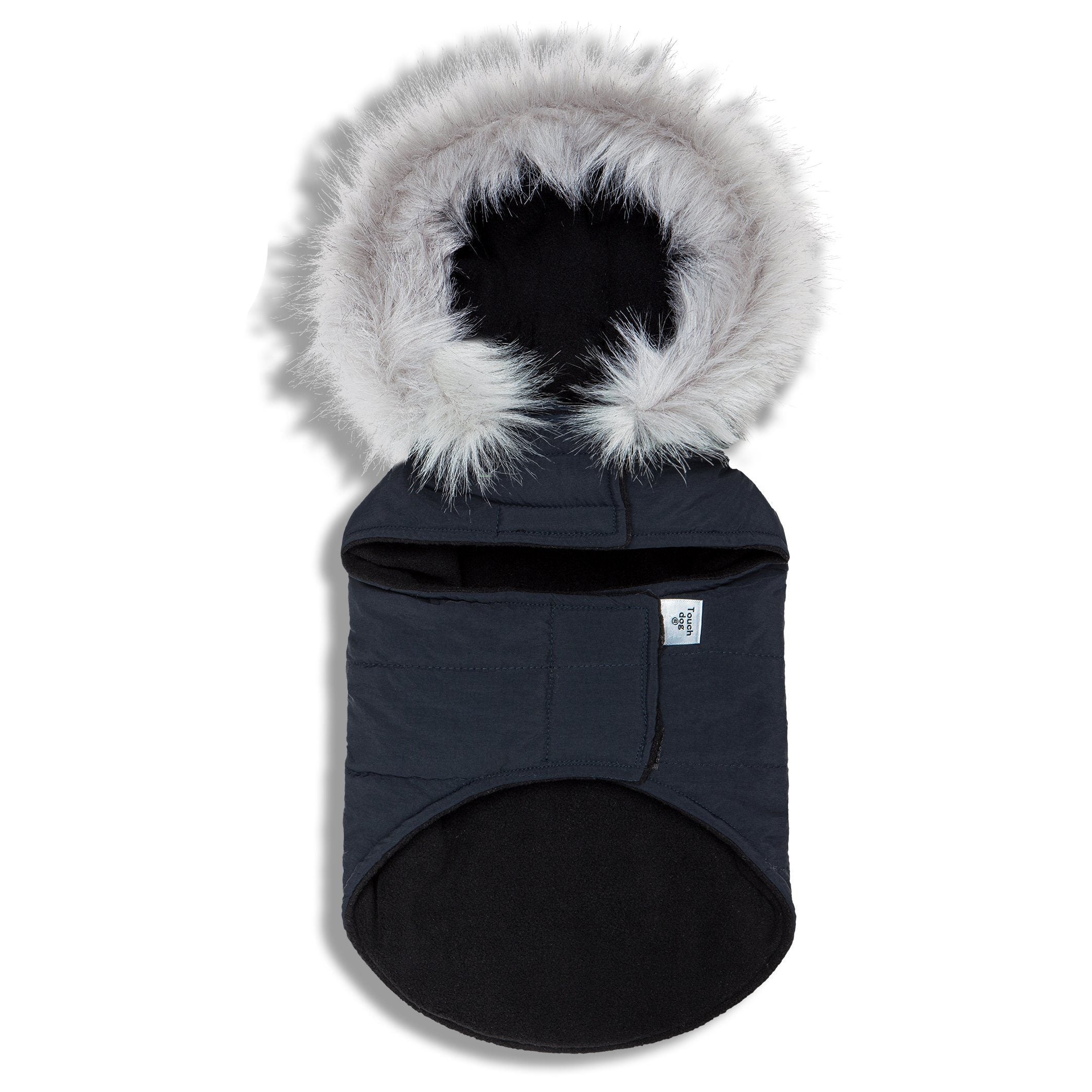Touchdog Eskimo-Swag Duck-Down Insulated Winter Dog Coat Parka