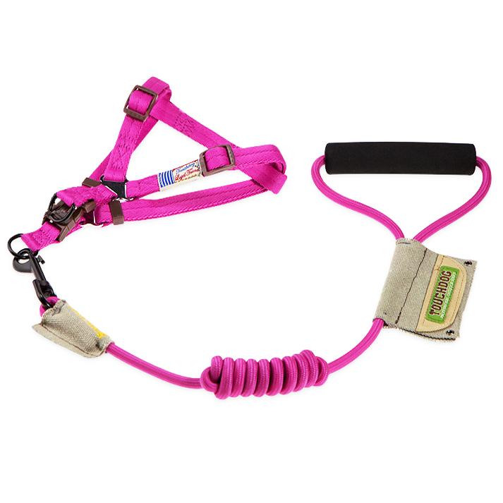 Touchdog Faded-Barker 2-in-1 Fashion Dog Leash and Harness