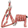 Touchdog Funny Bone Tough Stitched Dog Harness and Leash