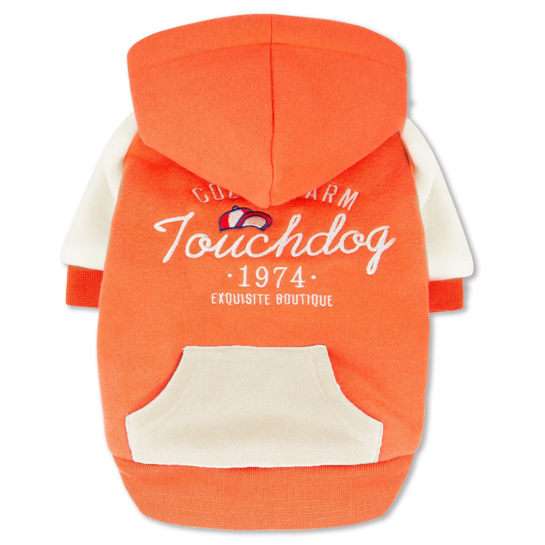 Touchdog Heritage Soft-Cotton Fashion Dog Hoodie Sweater