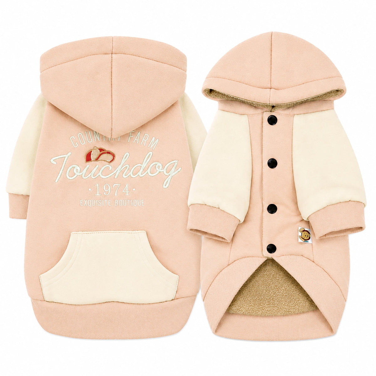 Touchdog Heritage Soft-Cotton Fashion Dog Hoodie Sweater | HT Animal Supply