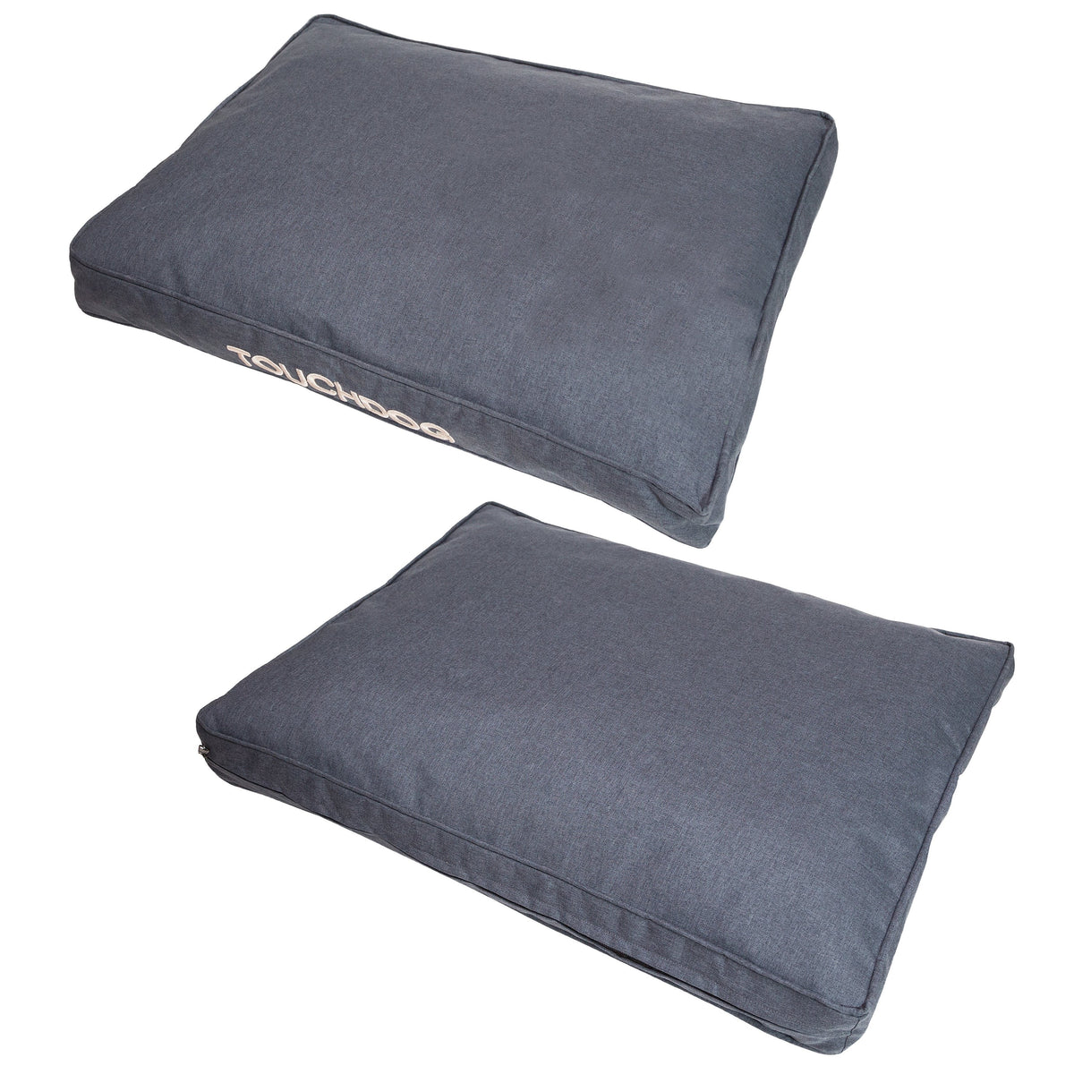 Touchdog Hushky Water-Resistant Premium Raised Rectangular Dog Mat