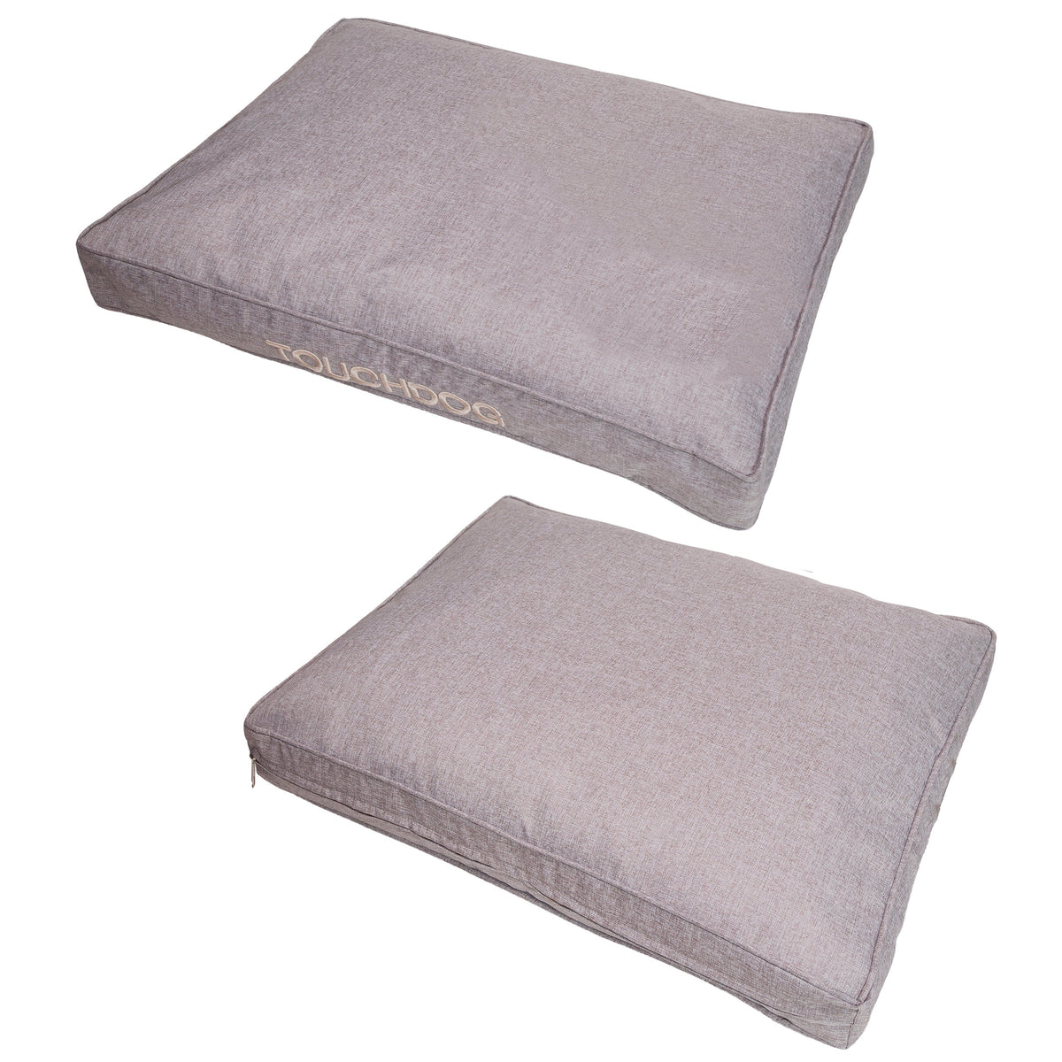 Touchdog Hushky Water-Resistant Premium Raised Rectangular Dog Mat