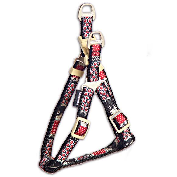 Touchdog Owl-Eyed Tough Stitched Dog Harness and Leash
