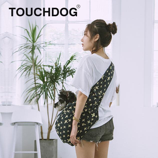 Touchdog Paw-Ease Over-The-Shoulder Travel Sling Pet Carrier