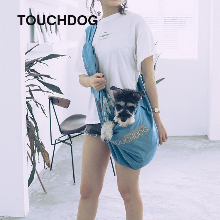 Touchdog Paw-Ease Over-The-Shoulder Travel Sling Pet Carrier