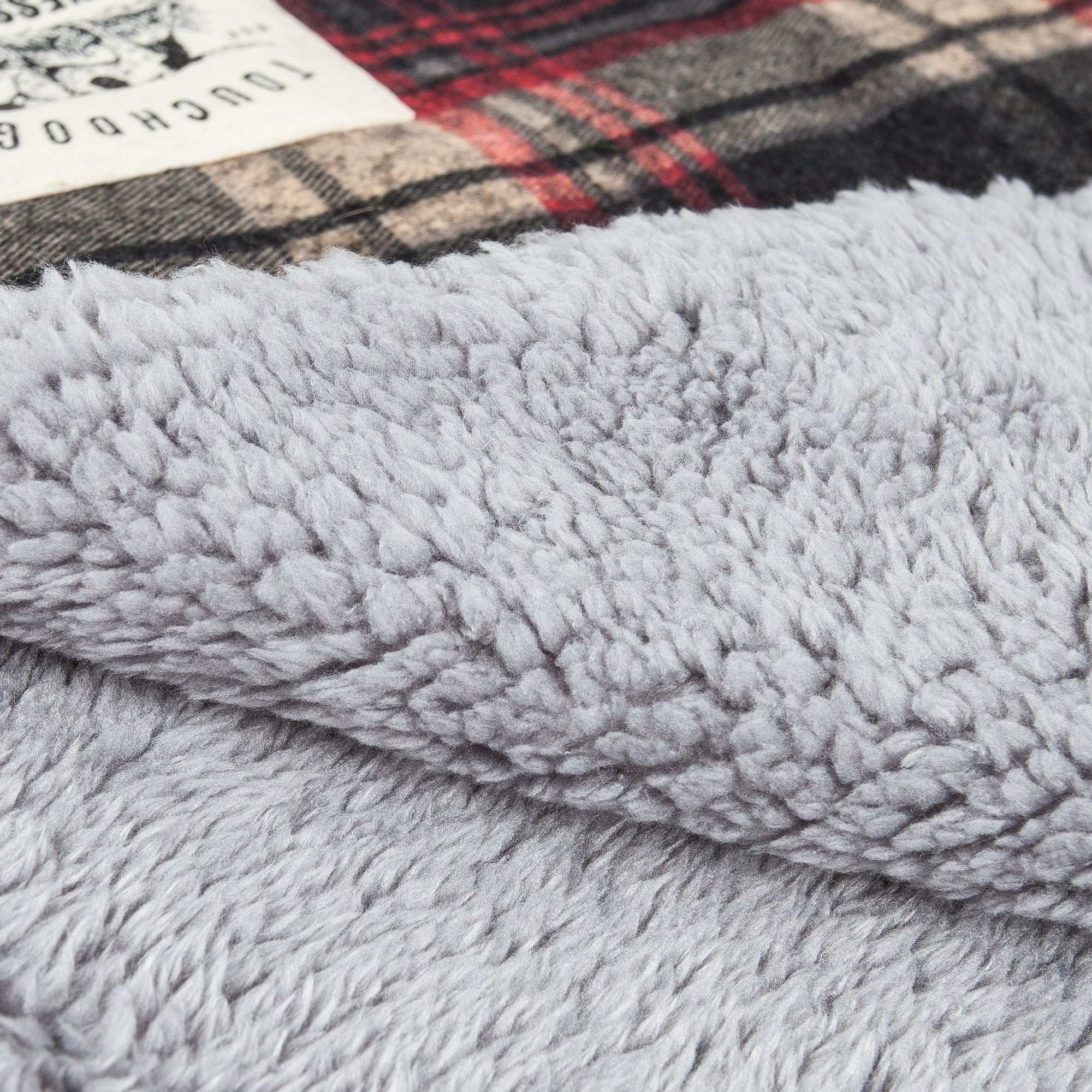 Touchdog 2-In-1 Tartan Plaid Dog Jacket and Matching Reversible Dog Mat